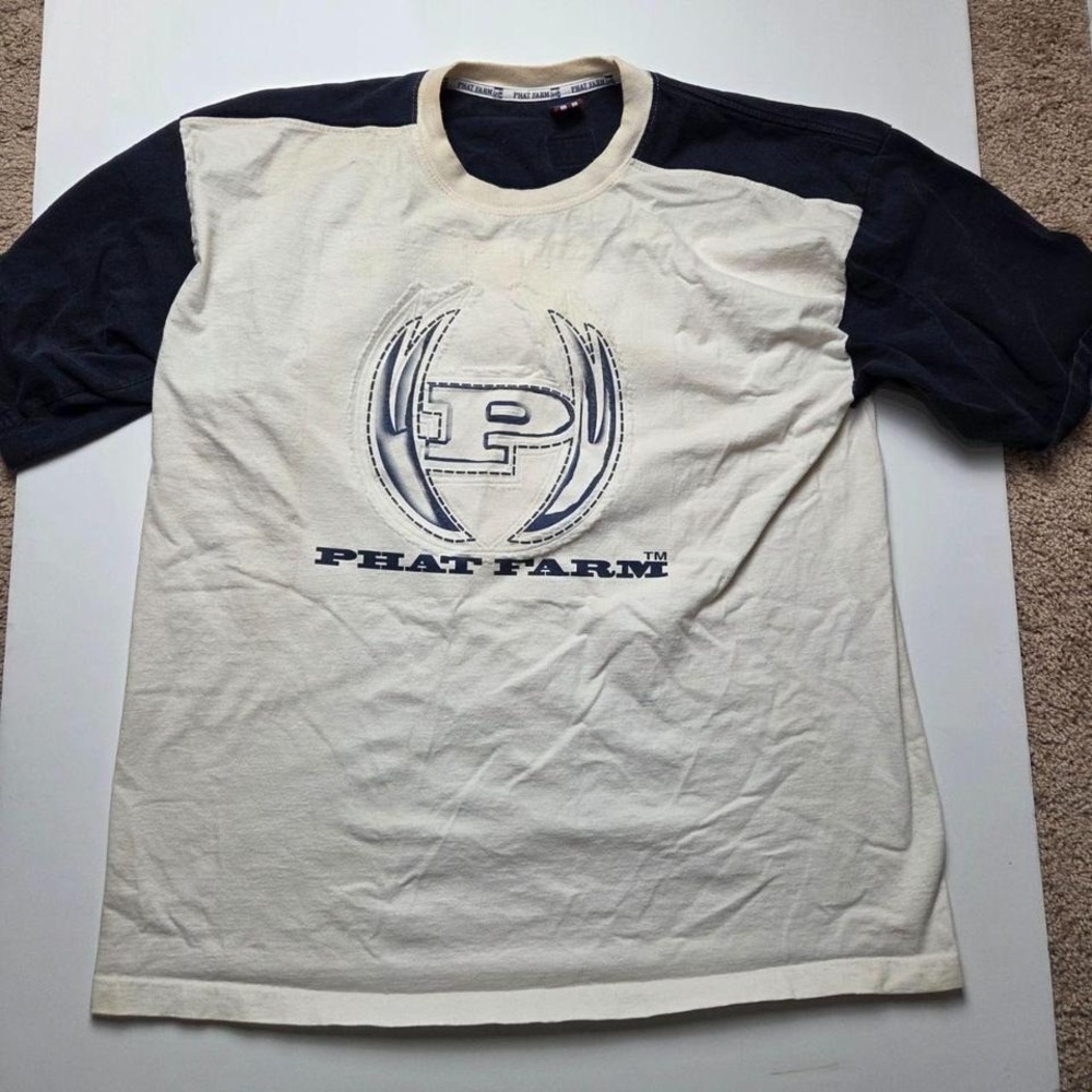 Phat Farm Vintage Y2K Logo Men's Tee‎ Size XL